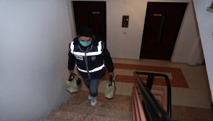 Tekirdağ'da 9 yaşındaki Uras Memiş'e polislerden sürpriz doğum günü 