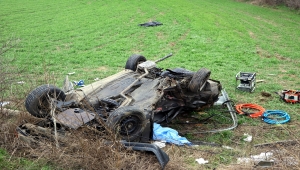 Tekirdağ'da otomobil ile kamyonet çarpıştı: 2 ölü, 4 yaralı