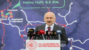 Ulaştırma ve Altyapı Bakanı Karaismailoğlu, Başakşehir-Kayaşehir metro inşaatında incelemelerde bulundu: