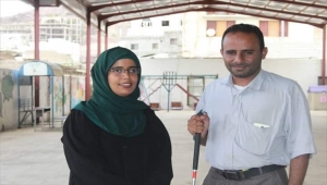 Yemen'de görme engelli "barış elçisi" azmiyle çevresine ilham kaynağı oldu