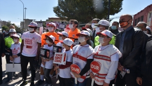 Adana, Mersin, Hatay ve Osmaniye'de "Yaya Önceliği Kırmızı Çizgimizdir" etkinliği düzenlendi