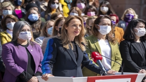 CHP'li kadınlar, İstanbul Sözleşmesi'nin fesih kararının iptali için Danıştaya başvurdu