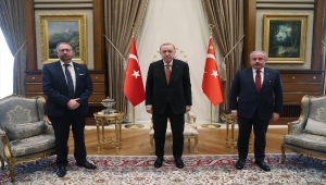 Cumhurbaşkanı Erdoğan, Avrupa Konseyi Parlamenter Meclisi Başkanı Daems'i kabul etti