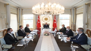Cumhurbaşkanı Erdoğan, Azerbaycan Başbakan Yardımcısı Şahin Mustafayev'i kabul etti