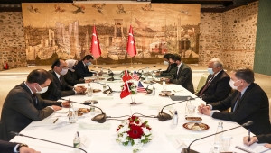 Cumhurbaşkanlığı Sözcüsü Kalın, ABD'nin Afganistan Özel Temsilcisi Halilzad ile görüştü