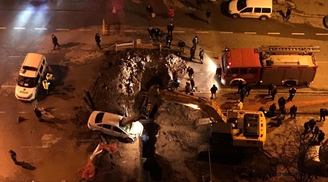 MimSin'de kazı çalışması sırasında üzerine otomobil düşen belediye işçisi öldü