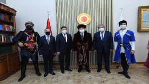 TBMM Başkanı Şentop, TÜRKSOY heyetini kabul etti: