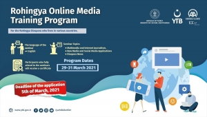 YTB ve AA iş birliğinde düzenlenen "Rohingya Online Medya Eğitim Programı" sona erdi