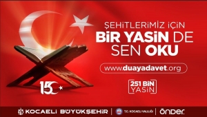 15 Temmuz şehitleri için 251 bin Yasin
