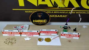 Aksaray'da uyuşturucu sattıkları iddiasıyla yakalanan 5 şüpheli tutuklandı