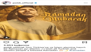 Antalyasporlu Podolski'den ramazan mesajı