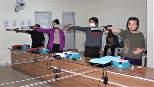 Attıklarını 12'den vuran Osmaniyeli sporcular, hedefe milli takım ve olimpiyatları koydu