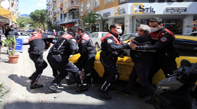 Aydın'da esnaf, "Kavga çıktı" ihbarıyla çağırdıkları polislerin Polis Haftası'nı kutladı