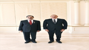 Azerbaycan Cumhurbaşkanı Aliyev, Türkiye'nin Bakü Büyükelçisi Özoral'a "Dostluk Nişanı" takdim etti