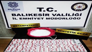 Balıkesir'de şüphe üzerine durdurulan otomobilde uyuşturucu madde ele geçirildi