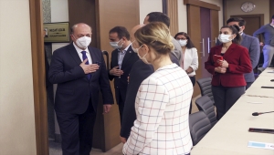 Çalışma ve Sosyal Güvenlik Bakanı Bilgin Hak-İş'i ziyaret etti: