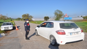 Çanakkale Ezine'de Kovid-19 tedbirleri kapsamında bir köy karantinaya alındı