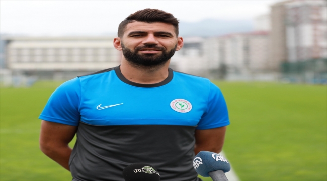 Çaykur Rizesporlu futbolcu Selim Ay: "Bülent hoca takıma öz güven aşıladı"