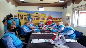 Diyanet İşleri Başkanı Erbaş, İdlib'de TDV tarafından yapılan çalışmaları inceledi