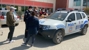 Edirne'de araçlarıyla alışverişe gelenlere 3 bin 150 lira ceza yazıldı
