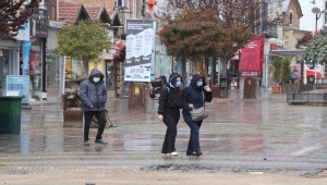 Edirne'de sağanak etkili oldu