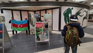 Ermenistan'ın Dağlık Karabağ'ı işgali sırasında yaptığı mezalim İsveç'te fotoğraflarla anlatıldı