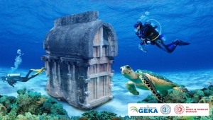 Fethiye koylarında tematik sualtı tarih parkı için hazırlanan projeye 1 milyon lira destek
