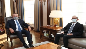 GÜNCELLEME - Dışişleri Bakanı Çavuşoğlu, ​Irak Türkmen Cephesi Başkanı Turan'la görüştü