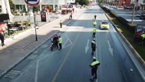 Mersin'de hız denetiminde 195 sürücüye para cezası kesildi