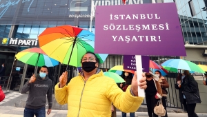 Pembe Hayat Derneği üyelerinden İYİ Parti'ye "İstanbul Sözleşmesi" teşekkürü