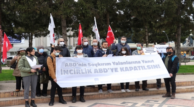Sakarya ve Zonguldak'ta ABD Başkanı Biden'ın 1915 olaylarını "soykırım" olarak nitelemesi protesto edildi