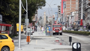 Samsun ve çevre illerde sokağa çıkma kısıtlaması nedeniyle sessizlik hakim