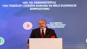 Şentop, 100. Yıl Perspektifiyle 1921 Teşkilat-ı Esasiye Kanunu ve Milli Egemenlik Sempozyumu'nda konuştu: (2) 
