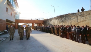 Şırnak'ta PKK'lı teröristlerin tuzakladığı patlayıcının infilak etmesi sonucu ölen çoban için tören düzenlendi