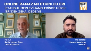 Tambur sanatçısı Refik Hakan Talu, "İstanbul Mevlevihanelerinde Müzik" başlıklı etkinlikte konuştu: