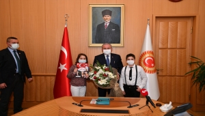 TBMM Başkanı Şentop 23 öğrenciyi kabul etti: 