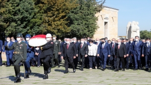 TBMM'nin açılışının 101. yıl dönümü dolayısıyla Birinci Meclis'te tören düzenlendi
