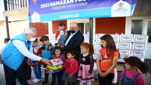 TDV'den Azerbaycan'da ihtiyaç sahibi ailelere gıda yardımı
