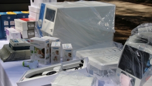 TİKA Kuzey Makedonya'ya tıbbi malzeme ve teknik donanım desteğinde bulundu
