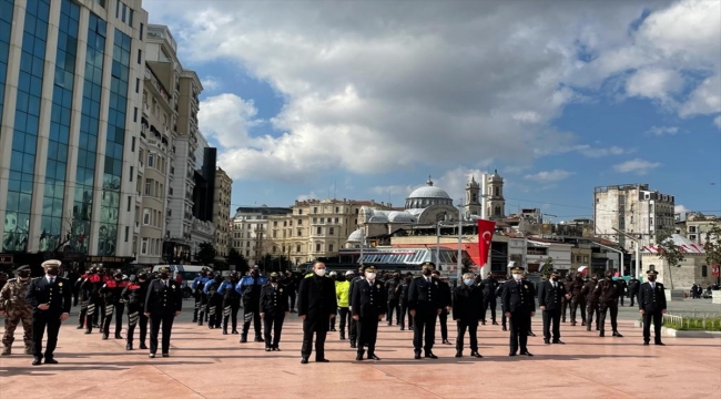 Türk Polis Teşkilatının kuruluşunun 176. yılı Taksim'de kutlandı