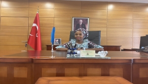Türkiye'nin Abuja Büyükelçisi Bayraktar, 23 Nisan'da koltuğunu Nijeryalı Meryem'e devretti