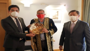 TÜRKSOY heyeti Hırvatistan'ın Rijeka kentini ziyaret etti