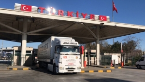 Vakıflar Genel Müdürlüğünün yardım tırları Balkanlar'a doğru yola çıktı