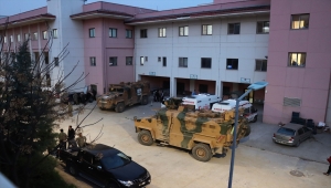 Zeytin Dalı Harekat bölgesinde şehit olan 2 askerin naaşı Kilis'e getirildi