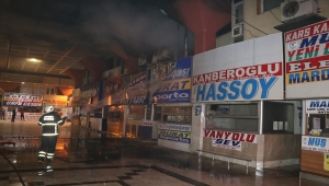 Adana'da otogarda bir yazıhanede çıkan yangın söndürüldü