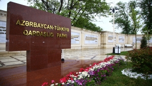 Azerbaycan'ın Guba kentinde "Türkiye-Azerbaycan Kardeşlik Parkı" açıldı