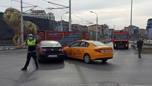 Bahçelievler'de meydana gelen trafik kazasında iki kişi yaralandı