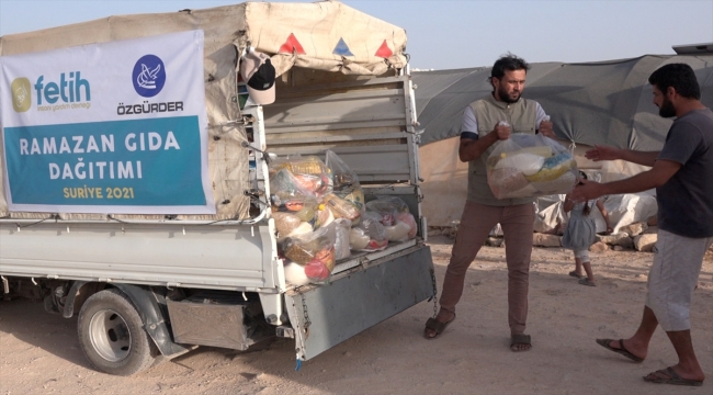 bekliyor.. Fetih-Der ramazan ayında Suriye'de 140 bin kişiye yardım ulaştırdı