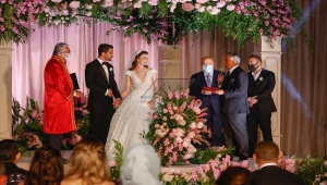 Beşiktaşlı futbolcu Necip Uysal, dünya evine girdi