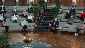 Cumhurbaşkanı Erdoğan, gençlerle buluştu: (1)